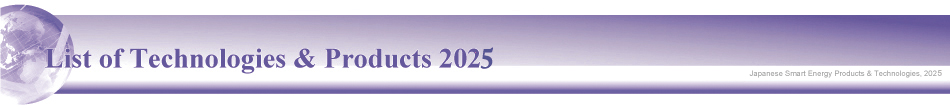 LIST OF PRODUCTS & TECHNOLOGIES